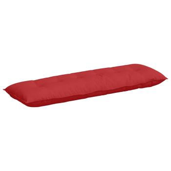 Rückenkissen Rot 160 x 19 x 50 cm Stoff