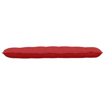 Rückenkissen Rot 160 x 19 x 50 cm Stoff