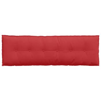 Rückenkissen Rot 160 x 19 x 50 cm Stoff