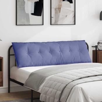 ARDEBO.de - Rückenkissen Jeans blau 160 x 19 x 50 cm Stoff
