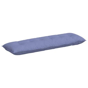 Rückenkissen Jeans blau 160 x 19 x 50 cm Stoff
