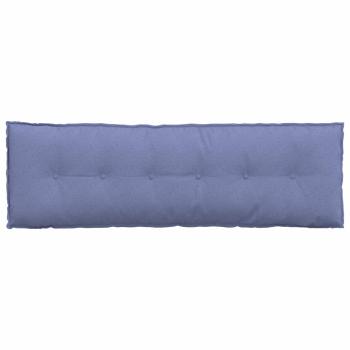 Rückenkissen Jeans blau 160 x 19 x 50 cm Stoff
