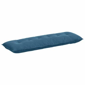 Rückenkissen Blau 160 x 50 cm Cordstoff
