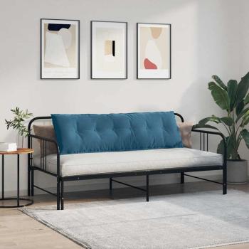 Rückenkissen Blau 160 x 50 cm Cordstoff