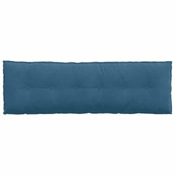 Rückenkissen Blau 160 x 50 cm Cordstoff