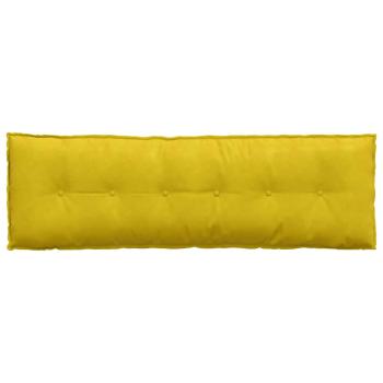 Rückenkissen Gelb 160 x 50 cm Cordstoff