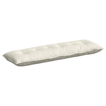 Rücken Kissen Creme 160 x 50 cm Cordstoff