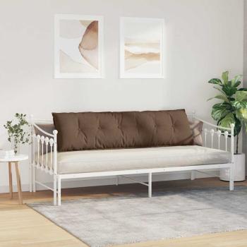 Rückenkissen Braun 180 x 19 x 50 cm Stoff
