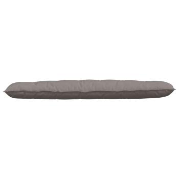 Rückenkissen Taupe 180 x 19 x 50 cm Stoff