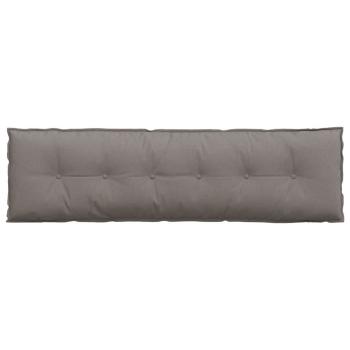 Rückenkissen Taupe 180 x 19 x 50 cm Stoff