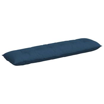 Rückenkissen Blau 180 x 19 x 50 cm Stoff