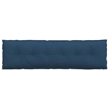 Rückenkissen Blau 180 x 19 x 50 cm Stoff