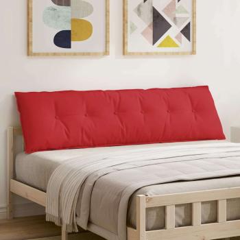 ARDEBO.de - Rückenkissen Rot 180 x 19 x 50 cm Stoff