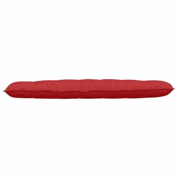 Rückenkissen Rot 180 x 19 x 50 cm Stoff