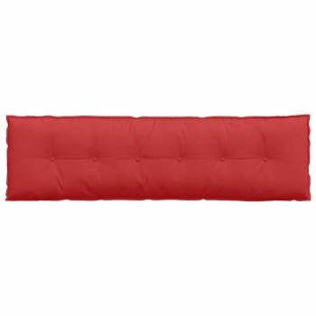 Rückenkissen Rot 180 x 19 x 50 cm Stoff