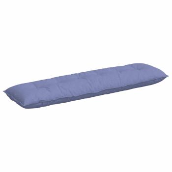Rückenkissen Jeans blau 180 x 19 x 50 cm Stoff