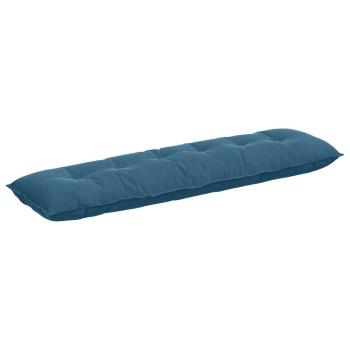 Rückenkissen Blau 180 x 50 cm Cordstoff