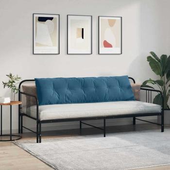 Rückenkissen Blau 180 x 50 cm Cordstoff