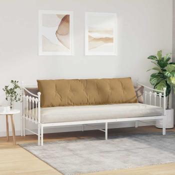 Rückenkissen Braun 180 x 50 cm Cordstoff