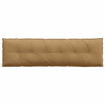 Rückenkissen Braun 180 x 50 cm Cordstoff