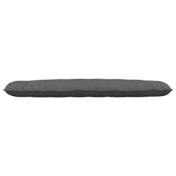 Rückenkissen Dunkelgrau 200 x 19 x 50 cm Stoff