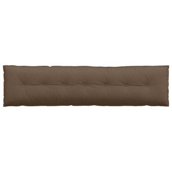 Rückenkissen Braun 200 x 19 x 50 cm Stoff