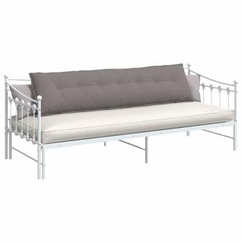 Rückenkissen Taupe 200 x 19 x 50 cm Stoff