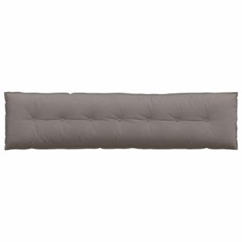 Rückenkissen Taupe 200 x 19 x 50 cm Stoff