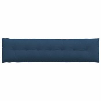 Rückenkissen Blau 200 x 19 x 50 cm Stoff