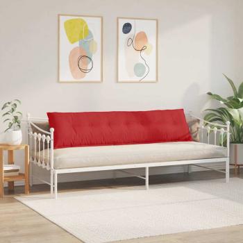 Rückenkissen Rot 200 x 19 x 50 cm Stoff