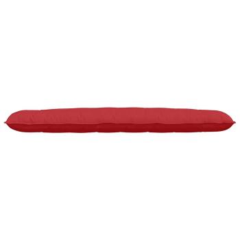 Rückenkissen Rot 200 x 19 x 50 cm Stoff