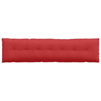 Rückenkissen Rot 200 x 19 x 50 cm Stoff