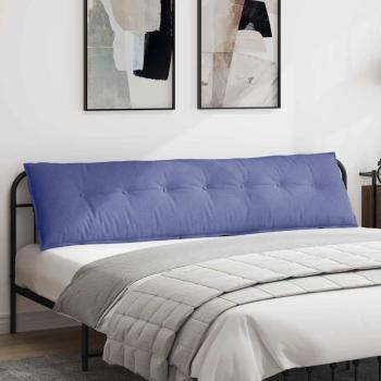ARDEBO.de - Rückenkissen Jeans blau 200 x 19 x 50 cm Stoff