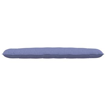Rückenkissen Jeans blau 200 x 19 x 50 cm Stoff