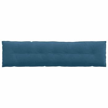 Rückenkissen Blau 200 x 50 cm Cordstoff