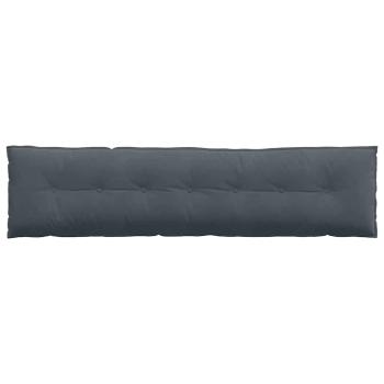 Rückenkissen Dunkelgrau 200 x 50 cm Cordstoff
