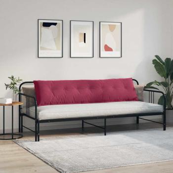 Rückenkissen Weinrot 200 x 50 cm Cordstoff