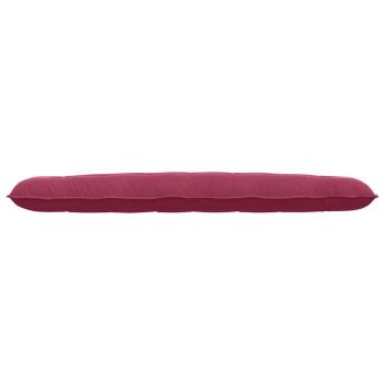 Rückenkissen Weinrot 200 x 50 cm Cordstoff