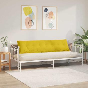 Rückenkissen Gelb 200 x 50 cm Cordstoff