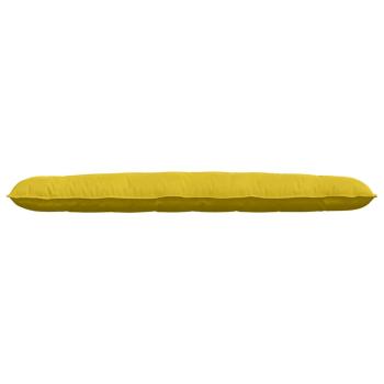 Rückenkissen Gelb 200 x 50 cm Cordstoff