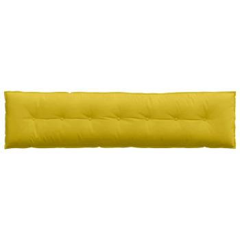 Rückenkissen Gelb 200 x 50 cm Cordstoff