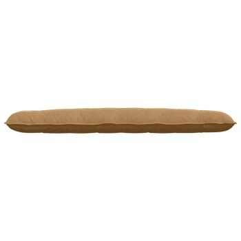 Rückenkissen Braun 200 x 50 cm Cordstoff