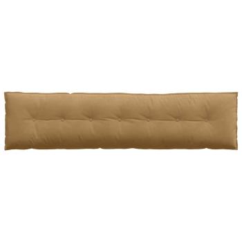 Rückenkissen Braun 200 x 50 cm Cordstoff