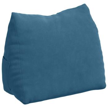 Rückenkissen Blau 45 x 20 x 35 cm Cordstoff