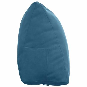 Rückenkissen Blau 45 x 20 x 35 cm Cordstoff