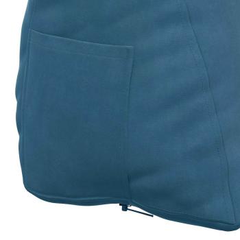 Rückenkissen Blau 45 x 20 x 35 cm Cordstoff