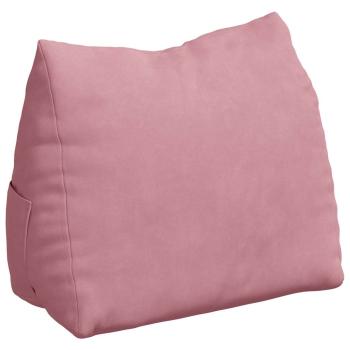 Rückenkissen Rosa 45 x 20 x 35 cm Cordstoff
