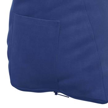 Rückenkissen Polizeiblau 45 x 20 x 35 cm Cordstoff