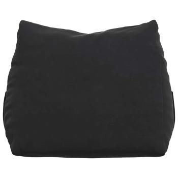 Rückenkissen Schwarz 60 x 20 x 50 cm Cordstoff