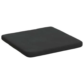 Sitzkissen 4 stk. Samt Schwarz 40 x 40 x 3 cm